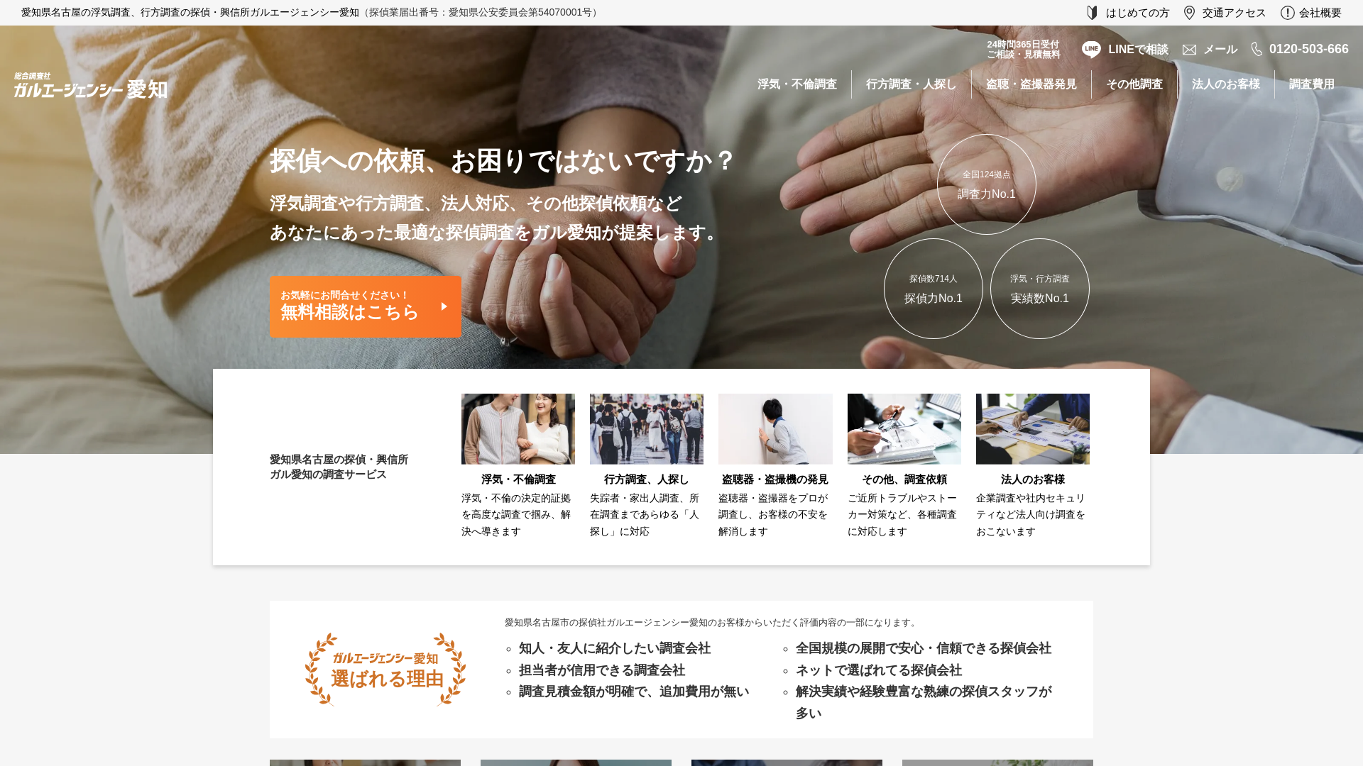 探偵社ガルエージェンシー愛知