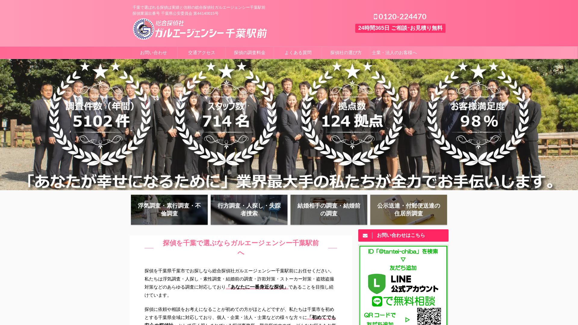 総合探偵社ガルエージェンシー千葉駅前